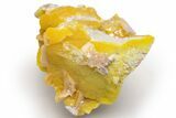 Lustrous, Yellow Wulfenite and Mimetite - La Morita Mine, Mexico #237084-1